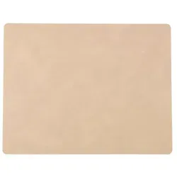 LINDDNA Tischset Nupo L Square Leder Beige Sand (Large)
