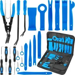 TECPO Innenraum Werkzeug Satz Türverkleidung Zierleisten Satz 24-tlg.