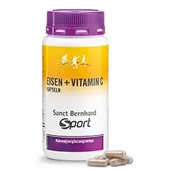 Sanct Bernhard Sport Eisen-Vitamin-C-Kapseln - 107 g