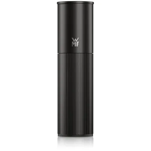 WMF Signature Pro Gewürzmühle – Keramikmahlwerk mit einstellbarem Mahlgrad, Schwarz - Küchenhelfer mit langlebigem Ceramill Keramikmahlwerk, individuell einstellbarem Mahlgrad und magnetischem Aromaschutzdeckel für intensives Aroma und einfache Handhabung.