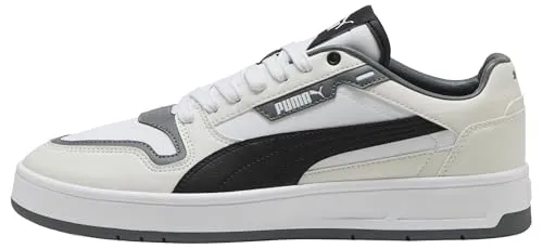 Puma Court Classic Street Sneaker - puma white-puma black-vapor gray - Entdecken Sie die Puma Court Classic Street Sneaker, die Retro-Stil mit modernem Komfort vereinen. Hergestellt aus recycelten Materialien bieten sie eine bequeme Passform und hervorragende Dämpfung für den Alltag.