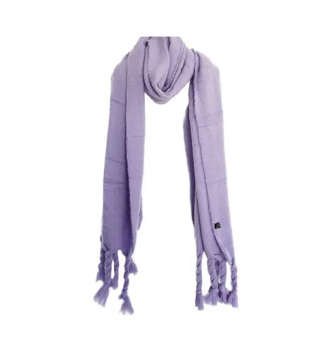 COFI 1453 Modeschal Kuscheliger Schal mit Fransen in lila von cofi1453