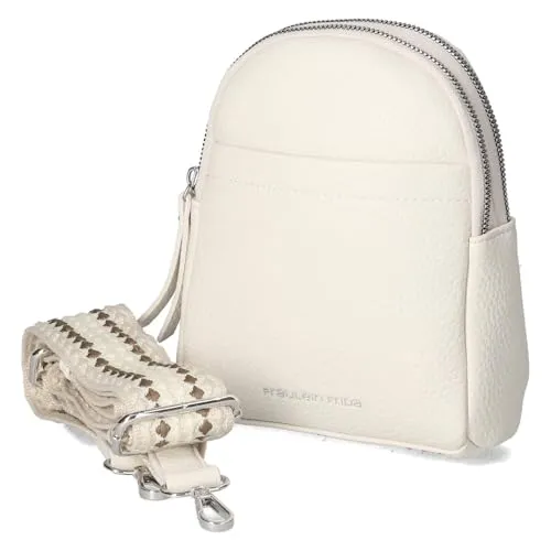 Fräulein Frida FF13-02-SS25,320 Handtasche Kunstleder Damen in beige