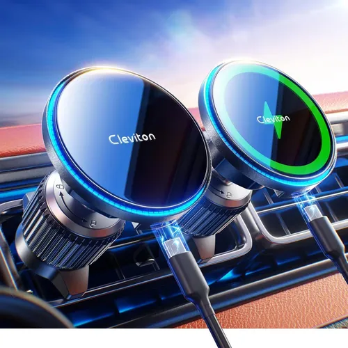 Smartphone-Halterung mit Ladefunktion 15W Schnellladegerät für iPhone 16/15/14/1