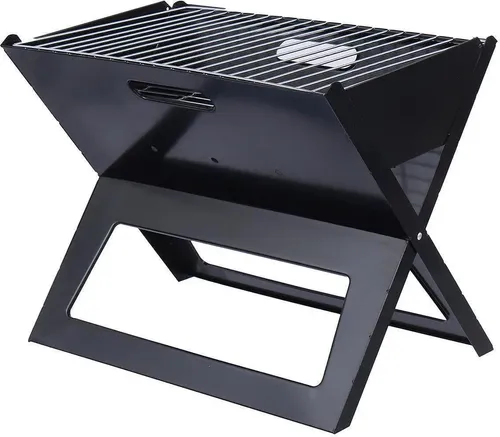 InnovaGoods Tragbarer faltbarer Holzkohlegrill für Holzkohle