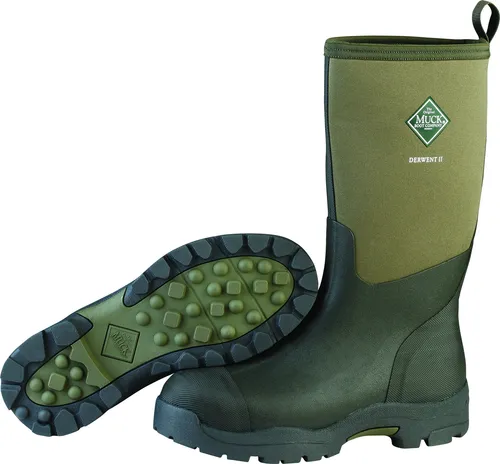 Muck Boots Derwent II Gummistiefel - Gummistiefel für Erwachsene, atmungsaktiv mit 4-mm-Zwischensohle für optimalen Komfort und aggressive Profilsohle für besten Grip auf jedem Terrain.