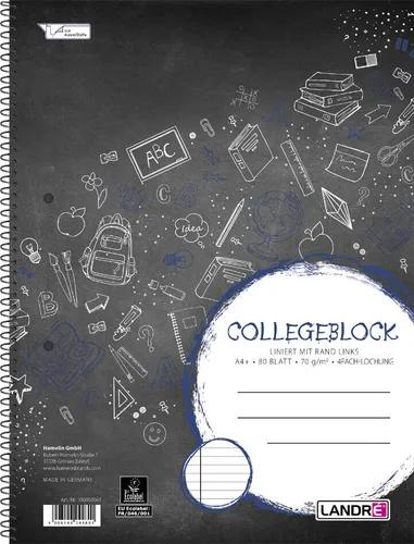 LANDRÉ Collegeblock