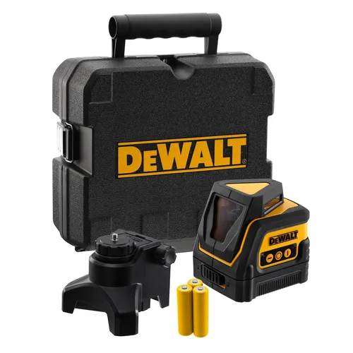 Dewalt Linenlaser 360 Grad DW0811-XJ - Selbstnivellierender 360 Grad Laser, robust und ideal für präzise Messungen, inklusive Koffer für einfachen Transport.