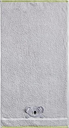 Erwin Müller Kinder Handtuch, Frottiertuch Koala grau Größe 50x100 cm - kuschelweich, schnell trocknend, extra saugstark, mit Aufhänger