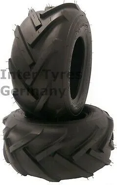 2x 4.00-8 Reifen S7123 NaRubb für Aufsitzmäher und Gartenmaschinen - E-Scooter Reifen Set mit 2 schlauchlosen 4.00-8 Reifen, ideal für Aufsitzmäher und Schneeräumer. Hohe Tragfähigkeit von 165 kg pro Reifen für optimale Leistung.