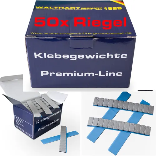 50x Klebegewicht Riegel 12x5g Alufelge Auswuchtgewicht Gewicht Grau 3,0Kg WOW