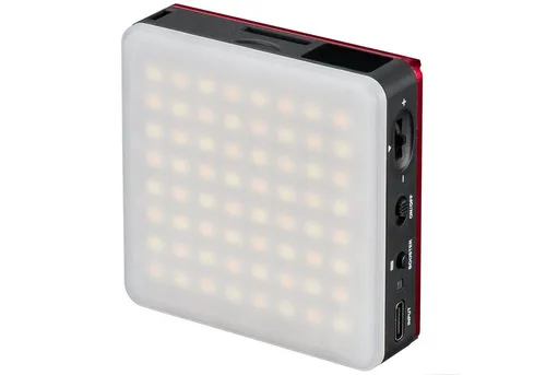 BRESSER Pocket LED 5W Bi-Color Dauerlicht - Dauerlicht für mobile Fotografen, ultraleicht und kompakt mit einstellbarer Farbtemperatur und Boost-Modus für 130% Helligkeit – ideal für professionelle Ergebnisse unterwegs.