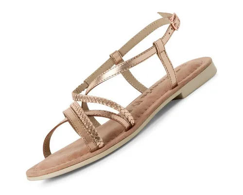 Tamaris 1-28139-44/952 Sandale rosa 38 EU - Wanderschuhe in modischem Design, aus hochwertigem Leder mit offenem Schuhspitz und bequemem Blockabsatz für optimalen Tragekomfort.