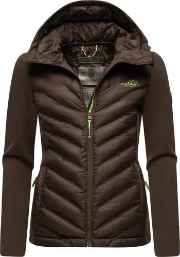 Navahoo Outdoorjacke Nimm Mich Mit - Stylische Übergangsjacke mit Kapuze - Leichte, taillierte Damenjacke für den Alltag und Outdooraktivitäten. Hochwertige Materialien und modische Kontrastdetails sorgen für Komfort und einen tollen Look bei jedem Wetter.