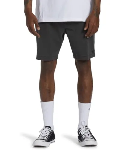 BILLABONG CROSSFIRE WAVE WASHED HYBRID 18 Boardshort 2025 - Boardshorts aus umweltfreundlichem 4-Way-Stretch-Material, schnelltrocknend mit Core Fit für optimalen Komfort und Bewegungsfreiheit.