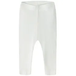 Name It Leggings NBNKAB LEGGING NOOS Baumwollmischung, Rippqualität, normal geschnitten weiß 92