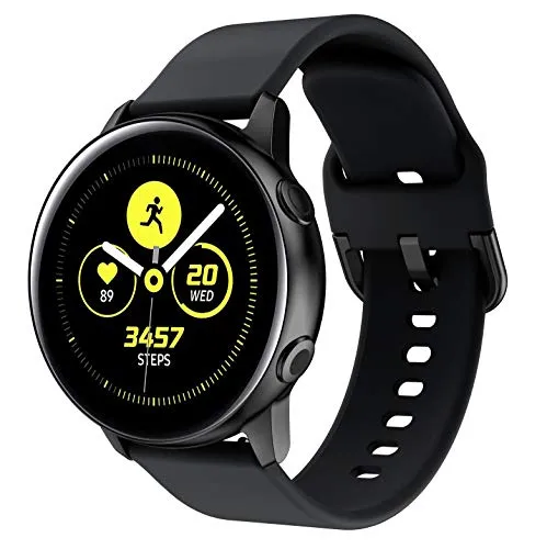 Syxinn Kompatibel mit Armband Galaxy Watch Active/Active2 40mm 44mm, Galaxy Watch 4/4 Classic/Watch 3 41mm Armband 20mm Uhrenarmband Silikon Sportarmband für Galaxy Watch 42mm/Gear Sport/S2 Classic