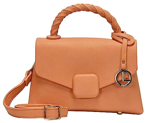 L.CREDI LANIKA Umhängetasche - Moderne Damen-Flap-Bag aus hochwertigem PU-Kunstleder mit abnehmbarem Schultergurt, ideal für stilvolle Auftritte und praktische Nutzung.