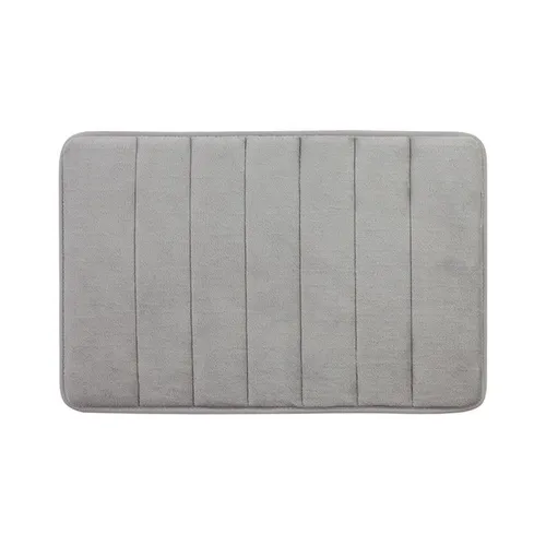 Produktbild Badematte Grau 40 x 60 cm besonders weich und rutschfest