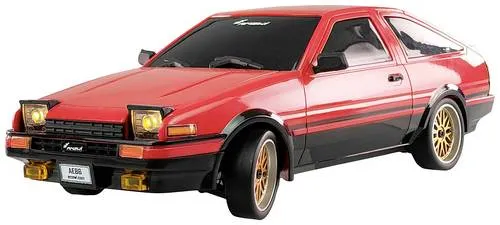 Amewi AE86 Sprinter Trueno - 1:18 RTR Drift Racing Car in Rot, extrem guter Lenkeinschlag für perfekte Drifts und Sprints, inkl. Fernsteuerung und zwei Rädersets