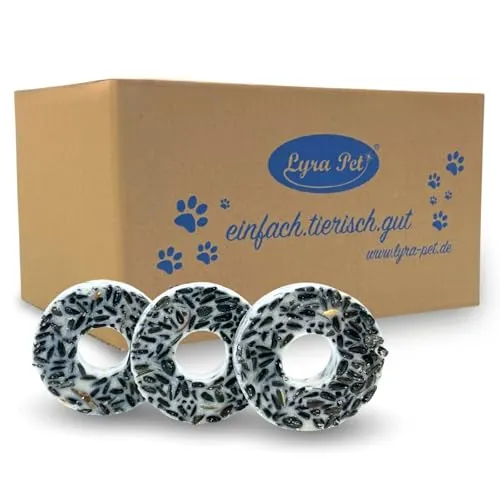 Stk. Lyra Pet® Meisenringe 30 x 3 - Vogelfutter: Premium Meisenringe aus energiereichem Tierfett und Saaten, ideal für eine vielfältige Vogelwelt im Garten oder Balkon, ganzjährig einsetzbar.