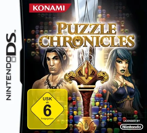 Puzzle Chronicles - Rätsel-Rollenspiel für Nintendo DS, bietet spannende Herausforderungen und fördert das strategische Denken.