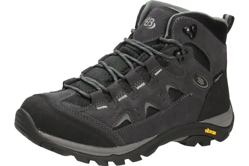 Brütting Unisex Mount Bear High Traillaufschuhe, anthrazit, 42 EU - Laufschuhe für Trailrunning, mit strapazierfähigem Nylon-Obermaterial und rutschfester Gummisohle für optimalen Halt auf unebenem Gelände.