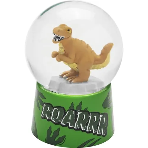 Sheepworld Traumkugel Dino | Schneekugel zum Schütteln, Höhe 6,5 cm, mit 3D-Figur, aus bruchsicherem Acryl | Geschenk für Kinder, Kindergeburtstag, Geschenk Jungs, Schulanfang, Schultüte | 74306