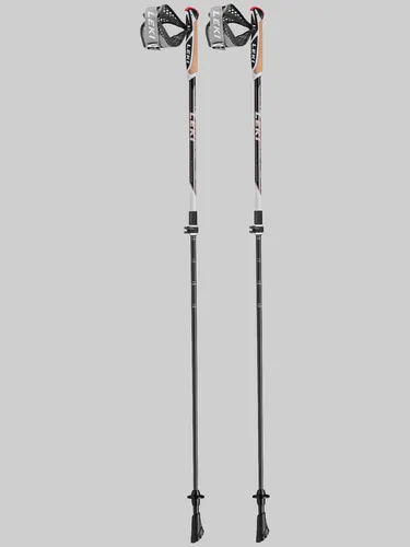 LEKI Instructor Lite 100-125cm - Verstellbare Carbon Wanderstöcke - Wanderstöcke aus leichtem Carbon, ideal für Nordic Walking, mit verstellbarem Klemmverschluss und nur 380 g pro Paar für optimalen Komfort.