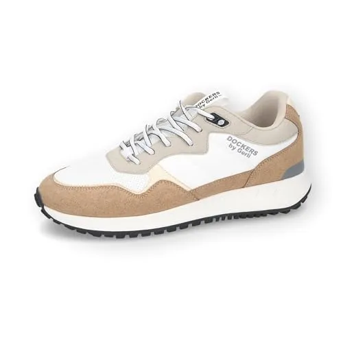 Dockers by Gerli Sneaker für Herren - Wanderschuhe mit Wechselfußbett für individuelle Einlagen, rutschhemmender Sohle und optimalem Tragekomfort durch gepolsterten Schaftrand.
