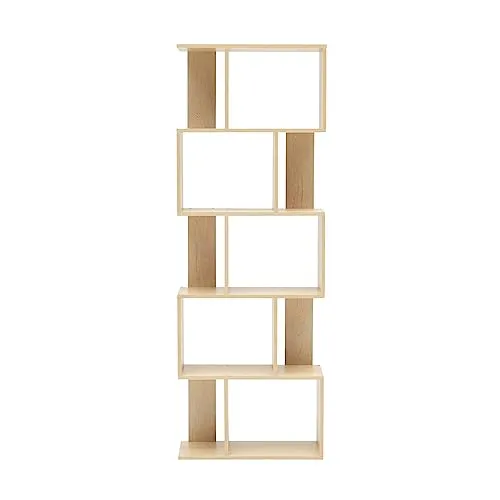 Mobili Rebecca Bücherregal, Beige, Modernes Design für Ihr Zuhause - Regale im modernen Stil, vielseitig einsetzbar als Büroregal oder Bücherregal. Mit einfacher Montage und platzsparendem Design eignet es sich perfekt für Wohnzimmer oder Kinderzimmer.