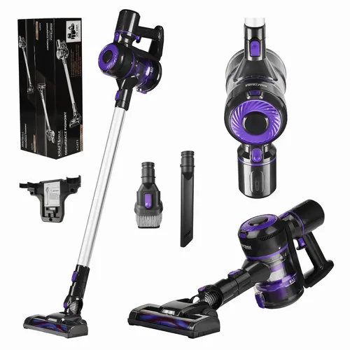 Kraft&Dele KD471 Kabelloser Stabstaubsauger 0,8l