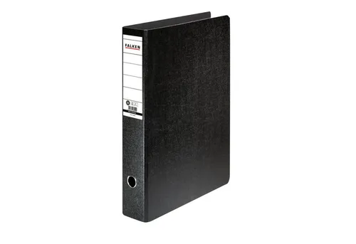 Falken 11285954 Ordner A3 quer - Schwarz, 80mm Rücken - Ordner aus robuster Hartpappe, ideal für die übersichtliche Ablage von Dokumenten im A3 Format, perfekt für Büro und Home Office.
