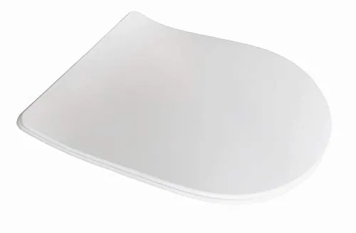 ADOB WC Sitz Klobrille kompatibel mit Subway 2 - Premium WC Sitz aus Duropalst mit Absenkautomatik, leicht abnehmbar zur einfachen Reinigung, passend für Subway 2 von Villeroy & Boch.