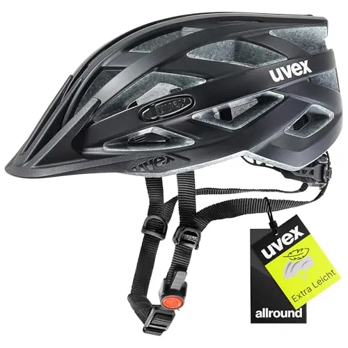 uvex i-vo cc - Leichter Allround-Helm für Damen und Herren - Fahrradhelm mit individueller Größenanpassung, optimaler Belüftung und erweiterbar mit LED-Licht für bessere Sichtbarkeit und Sicherheit.