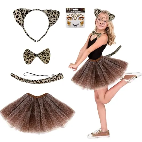 Zhulybowei tier kostüm kinder Leopard