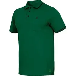 Leibwächter FLEXU Flex Line Polo-Shirt Jens grün Gr. XXL - Herren-Shirt aus weichem, blickdichtem Piqué-Gewebe, schnell trocknend und antibakteriell. Ideal für Freizeit und Beruf, mit praktischer Brusttasche und Komfortdetails.