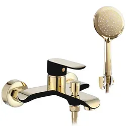 Rea Badewannenarmatur BLOOM BLACK GOLD von REA