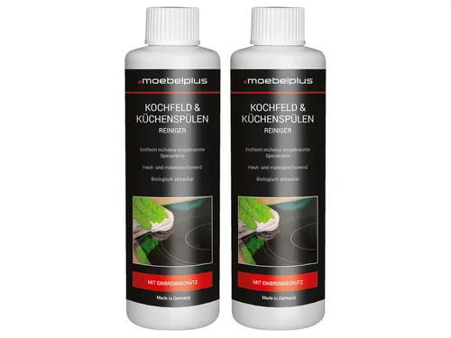 moebelplus Kochfeld & Küchenspülen Reiniger - 2er Set