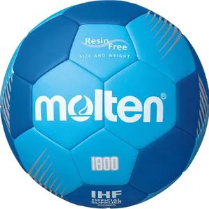 Molten Handball H3F1800-BB, Größe 3, blau, 425 Gramm, Trainingsball