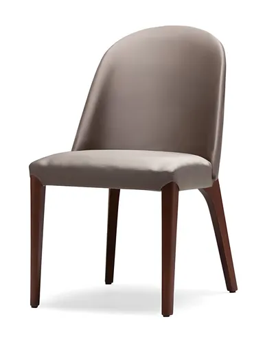 Eleganter brauner Holzstuhl im klassischen Design - Stilvoller Küchen- und Esszimmerstuhl aus hochwertigem Holz, ideal für modernes Wohnen. Mit einer Sitzhöhe von 42 cm und einer stabilen Bauweise für komfortables Sitzen.