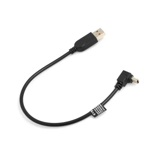 Mini USB Kabel 90° Grad abwärts gewinkelt Datenkabel Ladekabel Adapter 27 cm