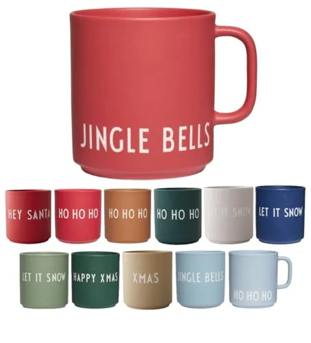 Kaffee- und Teetassen Rot von DESIGN LETTERS