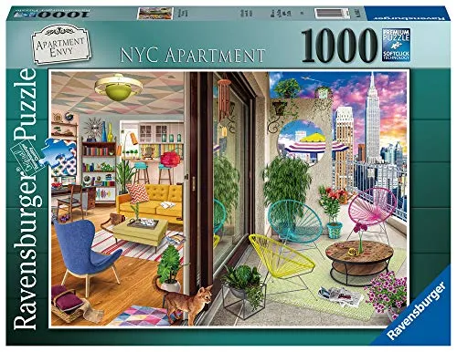 Ravensburger Puzzle, 1000 Teile Puzzle, NYC Apartment, Puzzle für Erwachsene, New York, Ravensburger Puzzle - Hochwertiger Druck