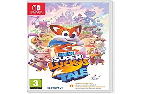 pqube 1166792 New Super Lucky's Tale (Code in a Box), Schwarz