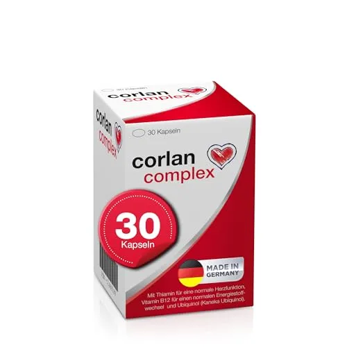Corlan Complex 30 ST - Hochwertiges Nahrungsergänzungsmittel - Nahrungsergänzungsmittel mit wertvollen Inhaltsstoffen zur Unterstützung des Wohlbefindens und der Vitalität.