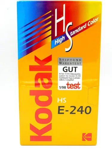 Kodak High Standard Color Video Kassette 240 Neu & OVP