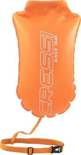 CRESSI Glide Swim Buoy 28L Orange – Orange Signalboje, aufblasbar, praktisch und kompakt für maximale Sichtbarkeit von Schwimmern, Schnorchlern und Triathleten im Meer oder in offenen Gewässern