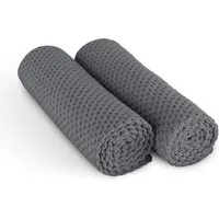 Bestlivings Microfaser Geschirrtuch Double Face 8er Pack - Anthrazit - Küchentextilien: Hochwertige 300gsm Microfaser, super saugfähig und schnell trocknend, perfekt für streifenfreies Trocknen und Polieren.