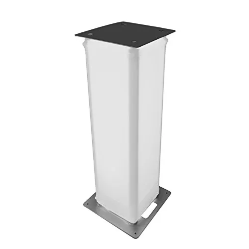 LightmaXX On-Stage Tower 1m - Aluminium, Silber, 25kg Belastbarkeit - Traversen für sicheres Bühnendesign, inklusive 4xPipe und 2xBase. Ideal für DJs und Bands, um beeindruckende Lichteffekte zu schaffen.